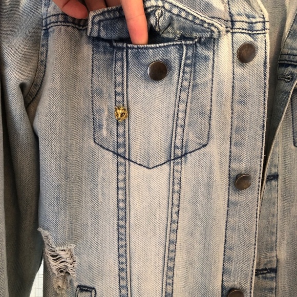 Hand painted OOAK Jackson brand Denim Jacket - Picture 3 of 7